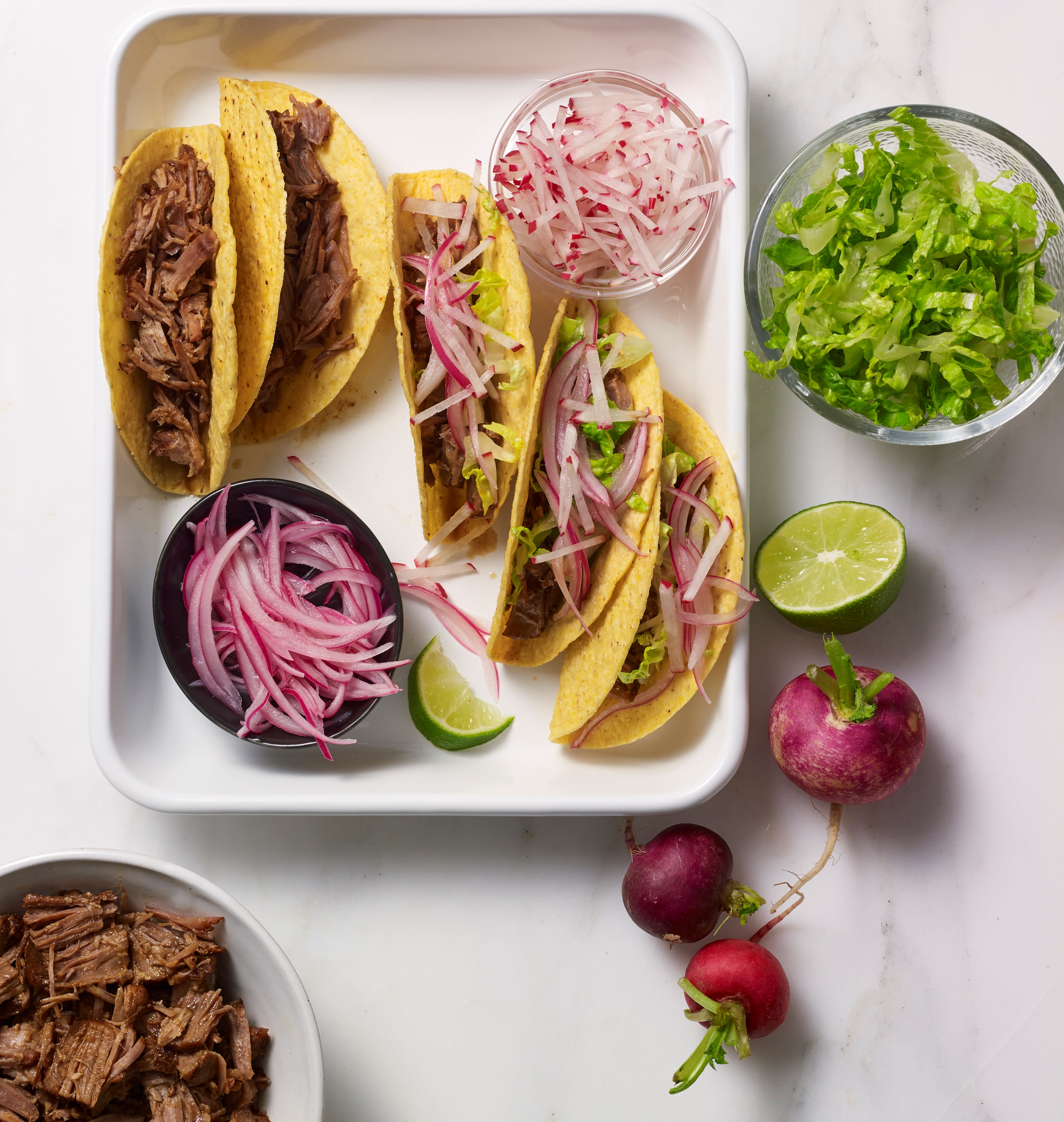 Foto van Pittige Mexicaanse taco's met pulled pork door WW