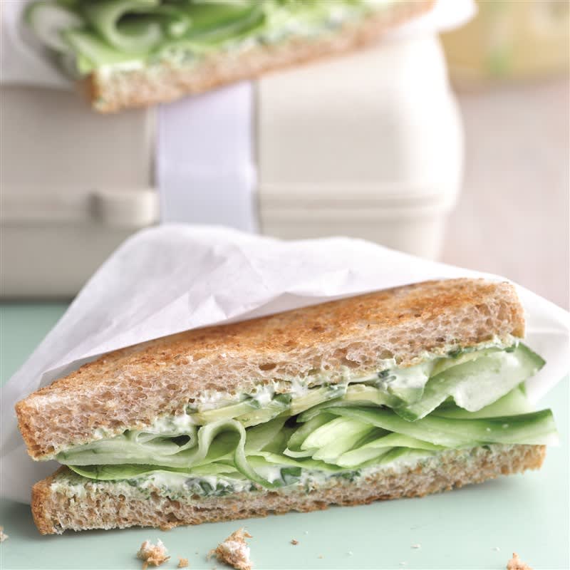 Foto van Groene sandwich door WW