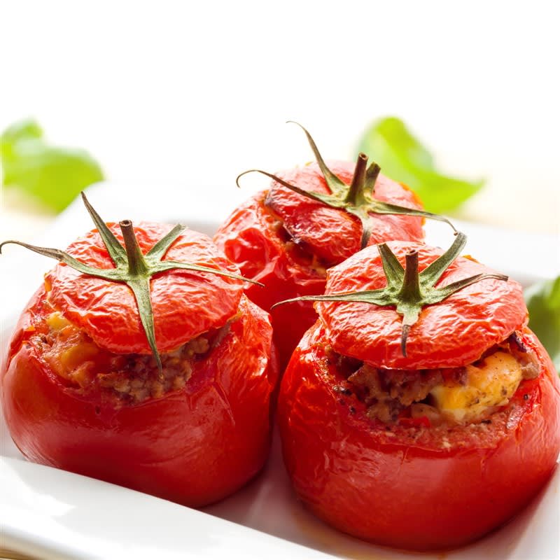 Foto van Gevulde tomaten met feta door WW